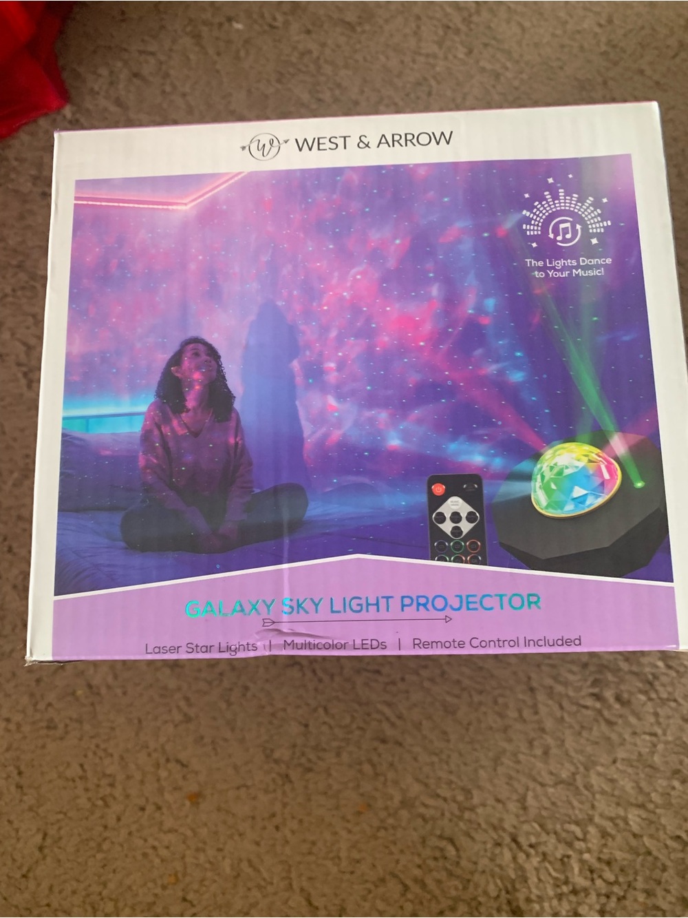 Galaxy Sky Light Projector - Purple Multicolor